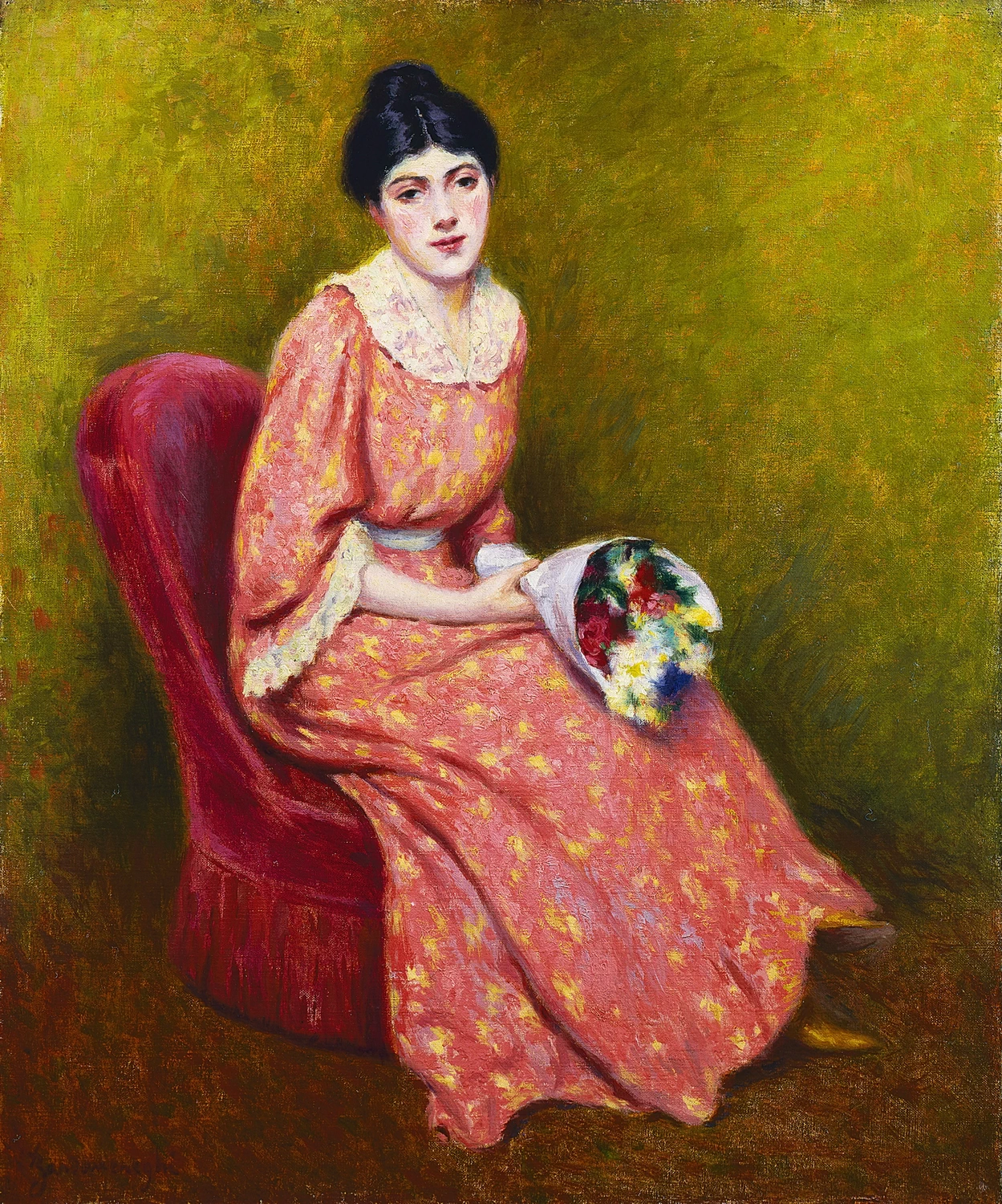 Giovane donna in rosa - Collezione Intesa San Paolo, Gallerie d’Italia, Piazza Scala, Milano